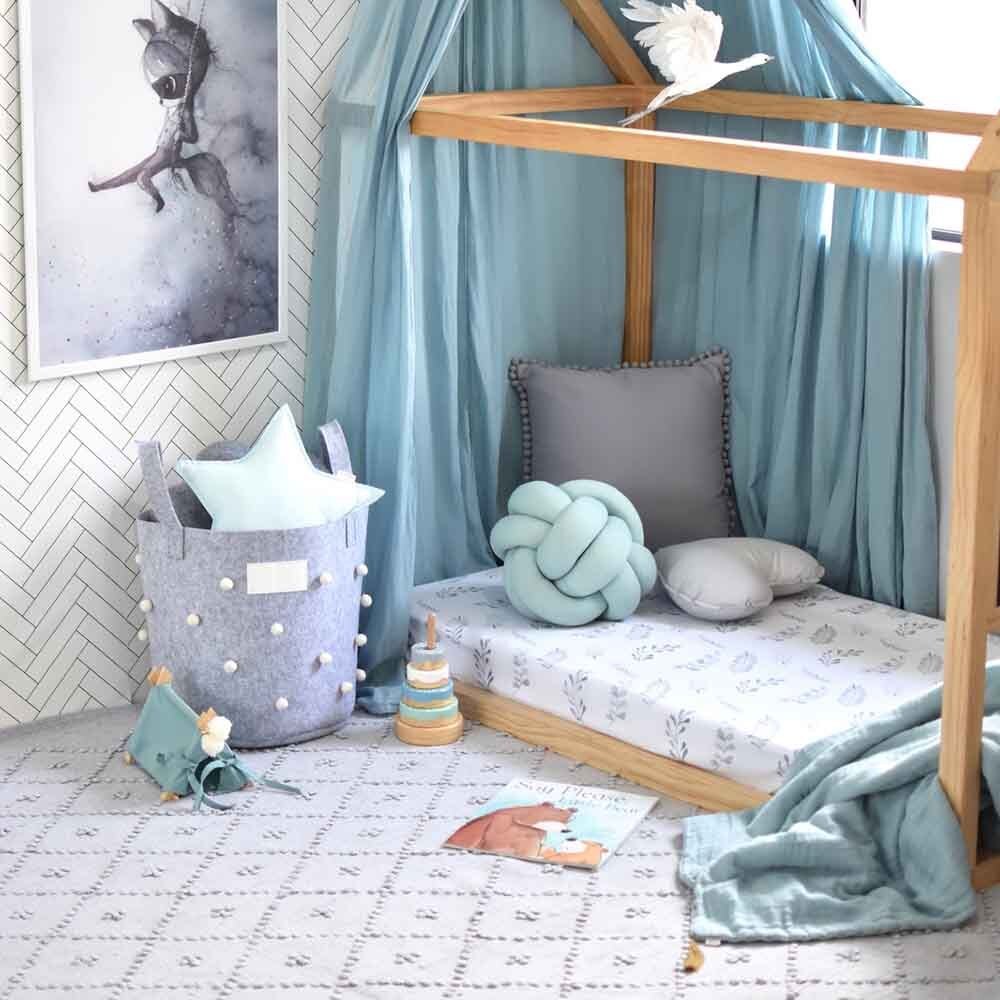 Wild Fern Organic Fitted Cot Sheet - Image 6