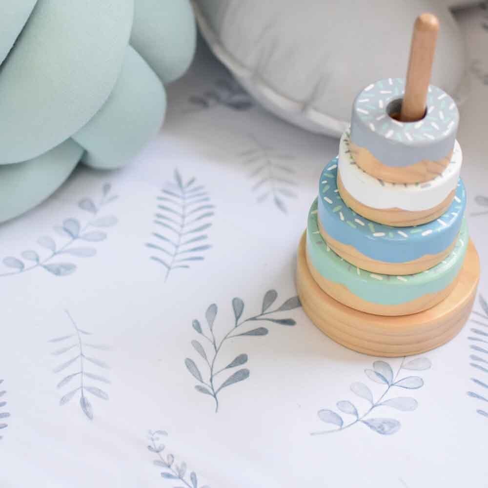 Wild Fern Organic Fitted Cot Sheet - Image 7