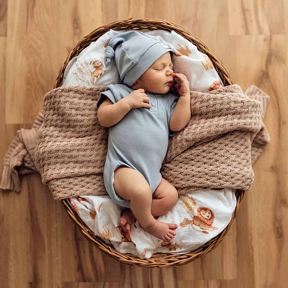 Zen Ribbed Organic Knotted Beanie - Image 3